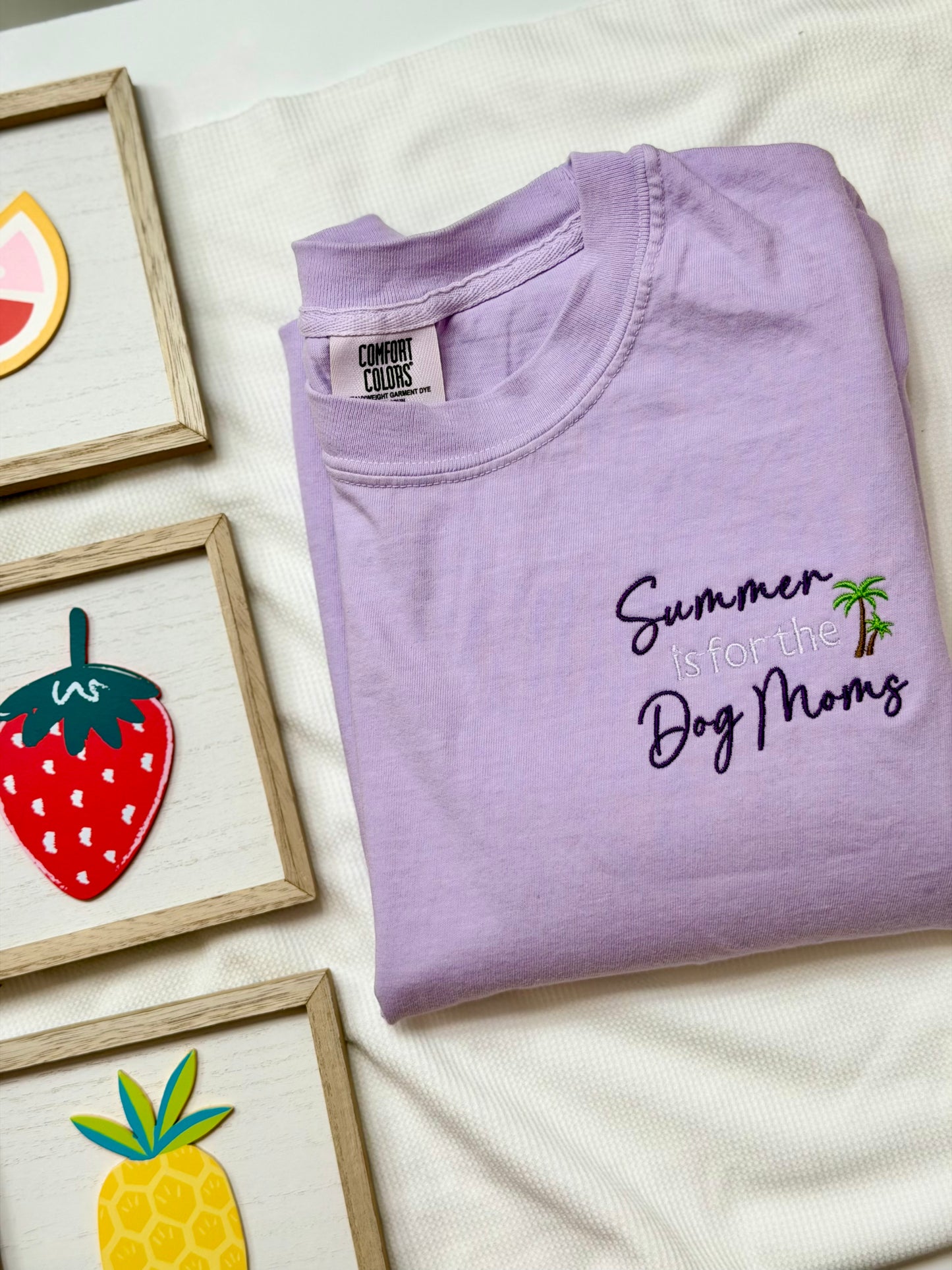Dog Mom Summer- Coastal Purple