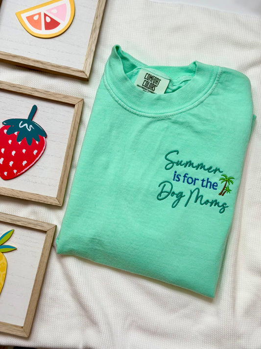 Dog Mom Summer- Sea Green